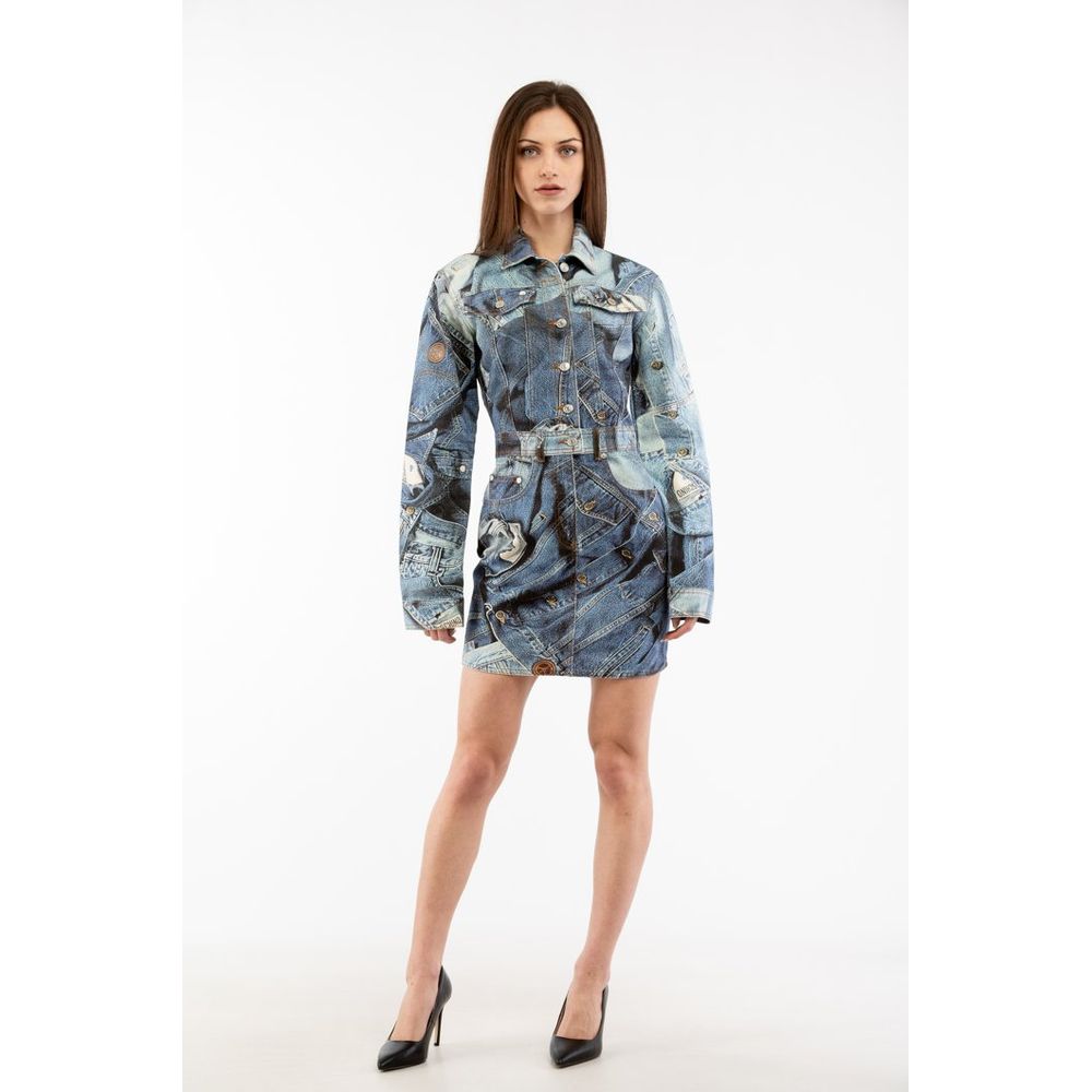 Discover the Moschino Multicolor Cotton Casual Dress, a masterpiece of exquisite craftsmanship and vibrant design, perfect for elevating your wardrobe with luxury and elegance.