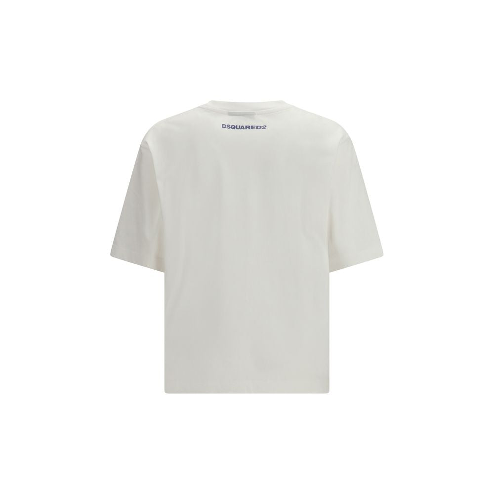 Dsquared² White Cotton T-Shirt – Designer Luxury Essentials