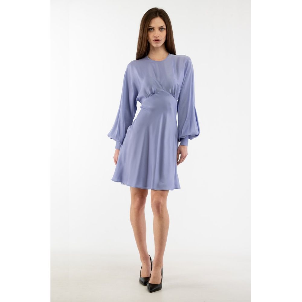 Moschino Purple Marabou Casual Dress - Luxurious Elegance Redefined