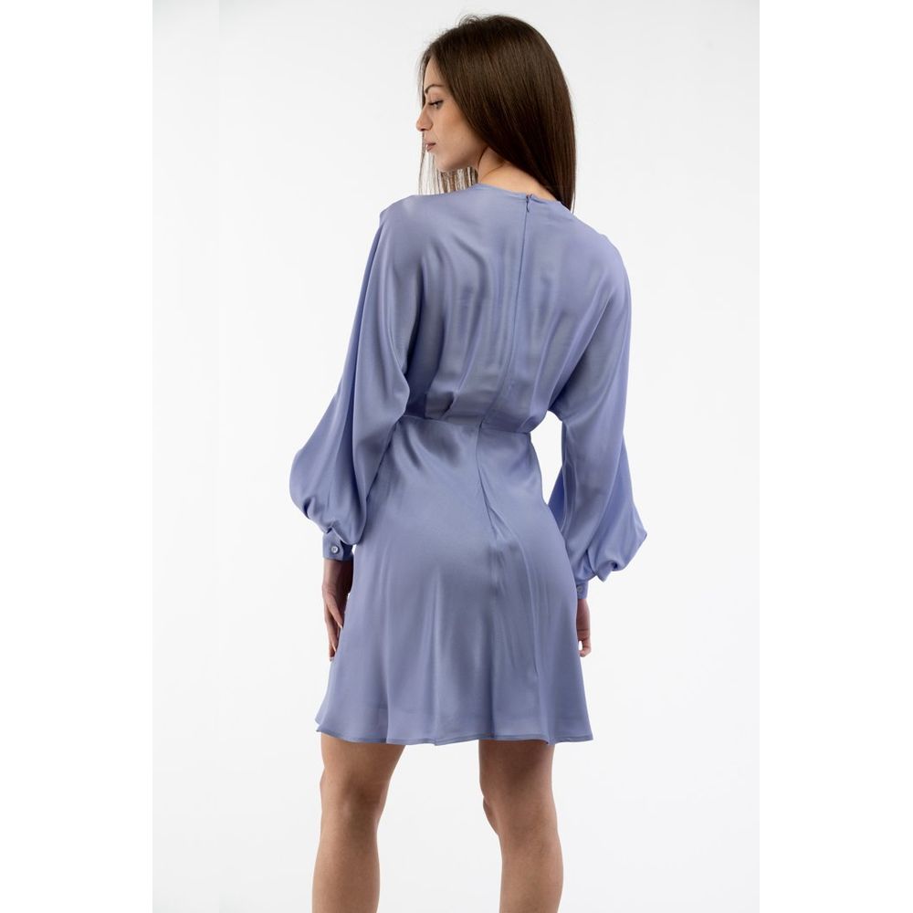 Moschino Purple Marabou Casual Dress - Luxurious Elegance Redefined