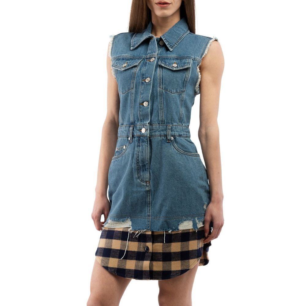 Moschino Multicolor Cotton Casual Dress