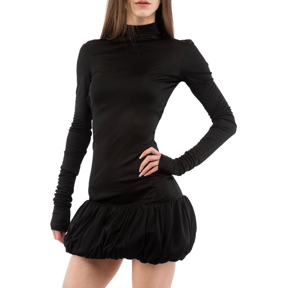 Indulge in the exquisite Moschino Black Viscose Casual Dress, where Italian craftsmanship meets luxurious comfort, perfect for elevating any occasion with effortless elegance.