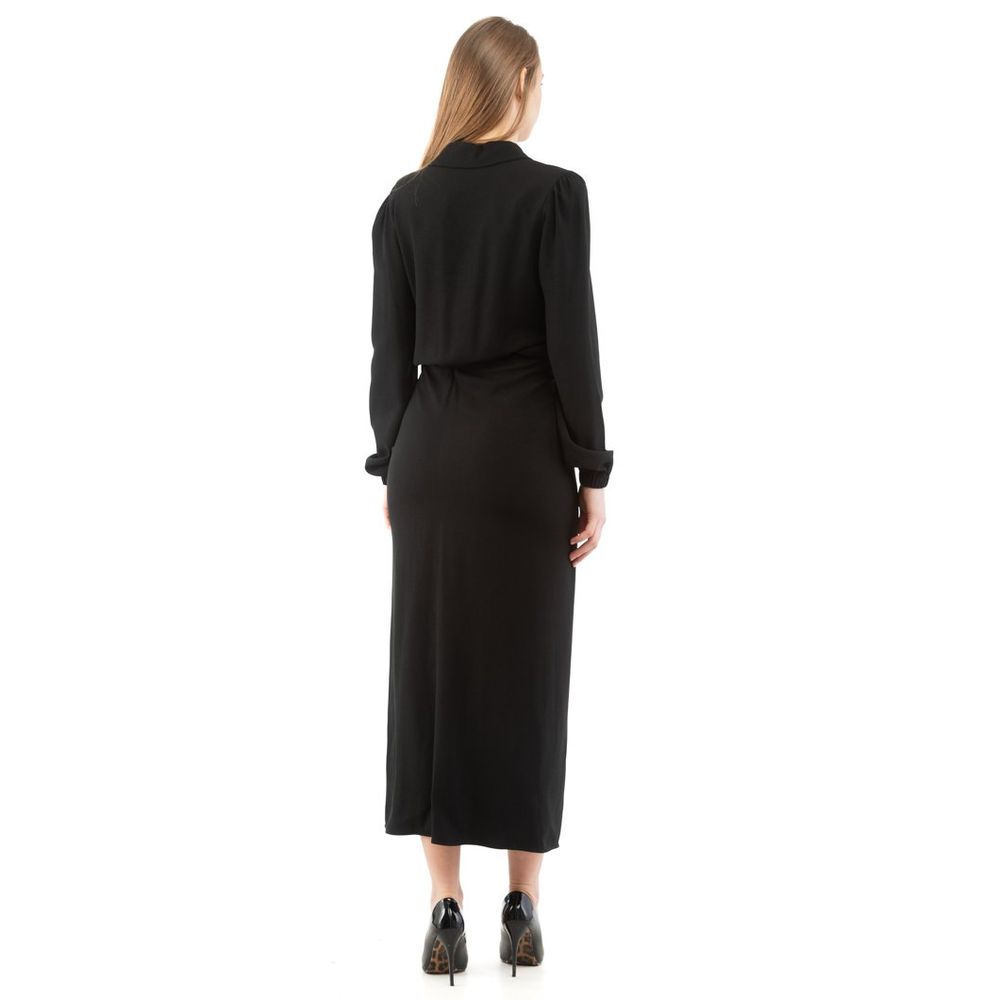 Indulge in the Moschino Black Marabou Casual Dress, a 2023 masterpiece of Italian craftsmanship, where luxurious polyester meets whimsical elegance for unforgettable moments.