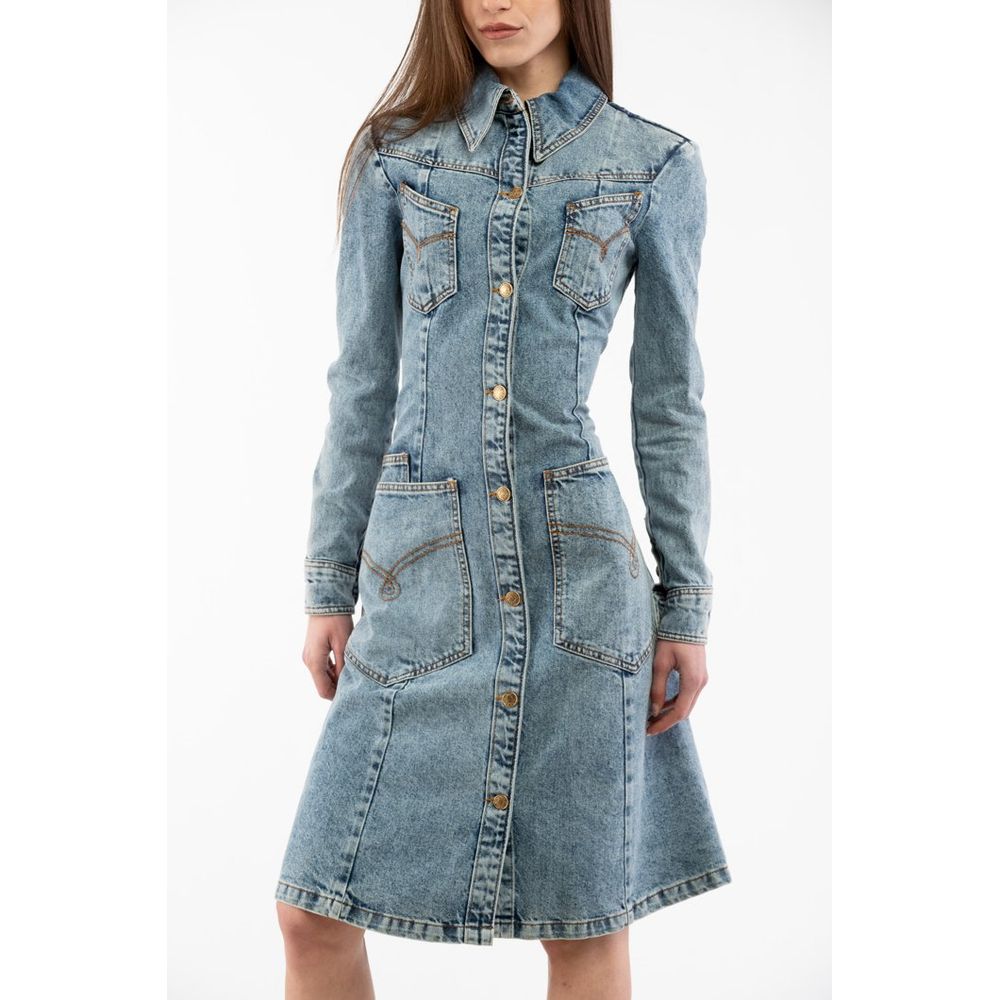 Discover the Moschino Multicolor Cotton Casual Dress, a luxurious blend of Italian craftsmanship and vibrant elegance, perfect for elevating any occasion.