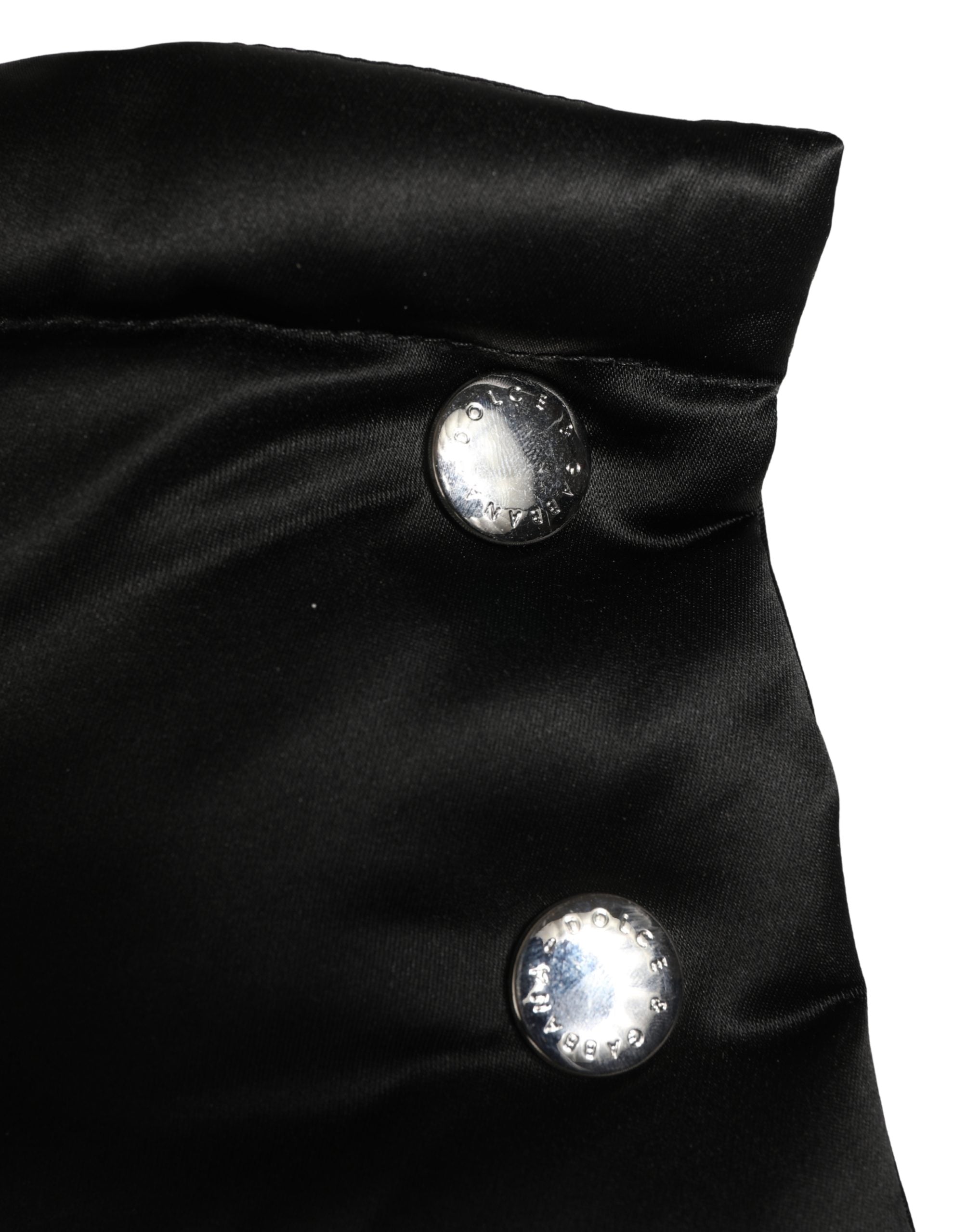 Dolce & Gabbana Black Whole Head Wrap Hat - Luxurious Elegance