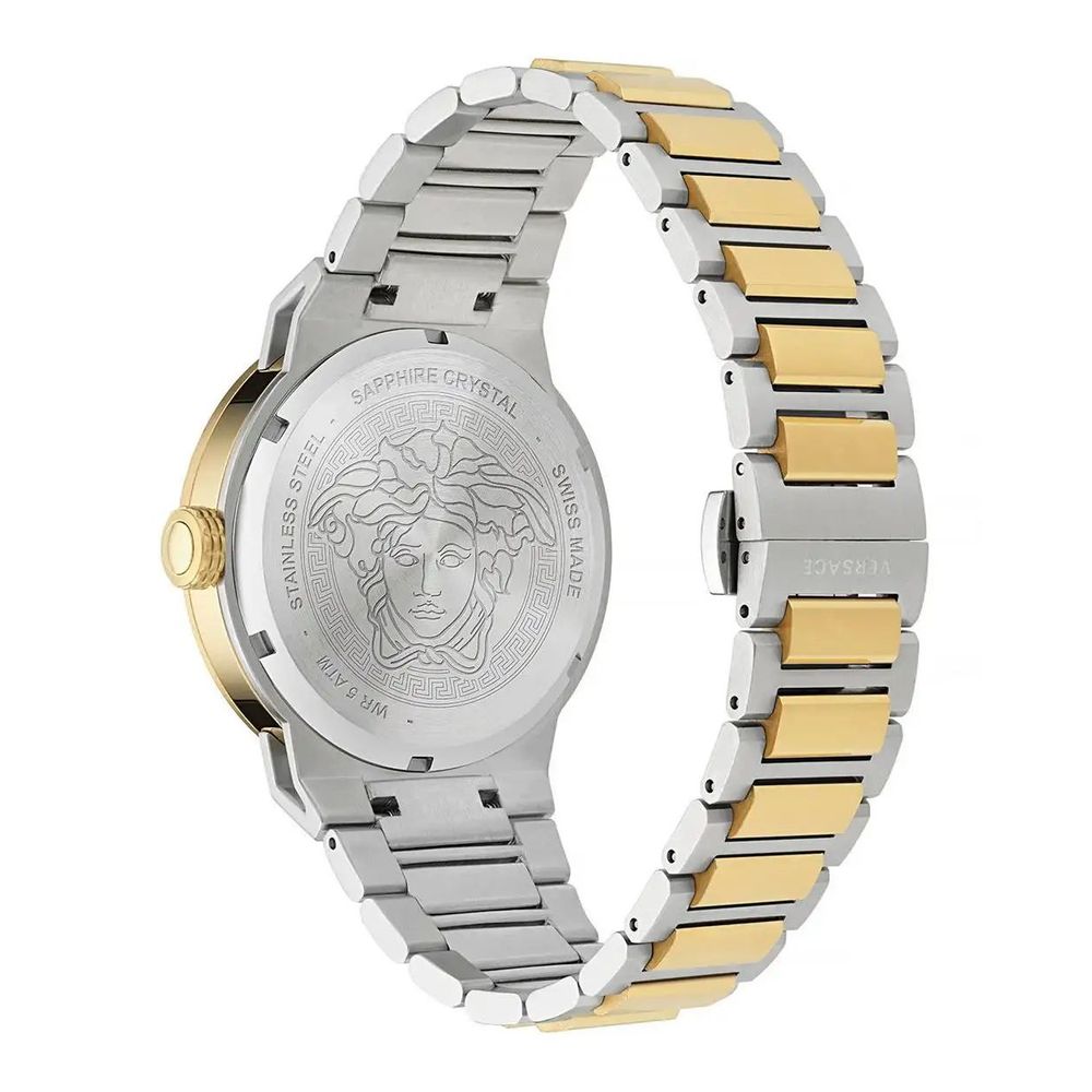 Versace Gold Stainless Steel Dress Watch - Timeless Luxury Redefined