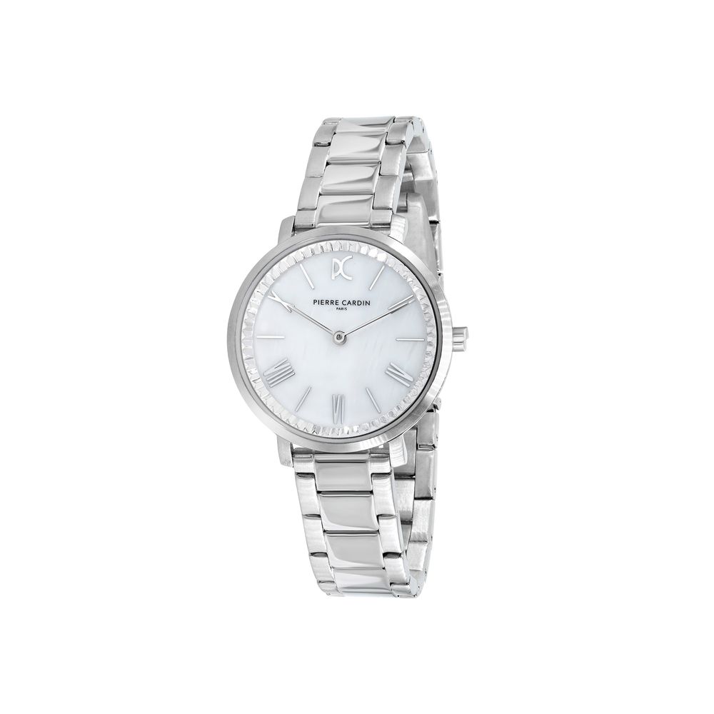 Pierre Cardin Gray Stainless Steel Dress Watch