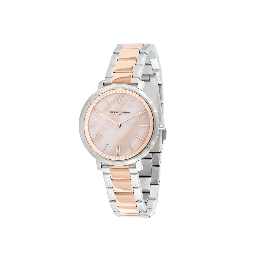 Discover the Pierre Cardin Multicolor Stainless Steel Dress Watch, a masterpiece of exquisite craftsmanship that embodies timeless elegance and sophisticated allure.