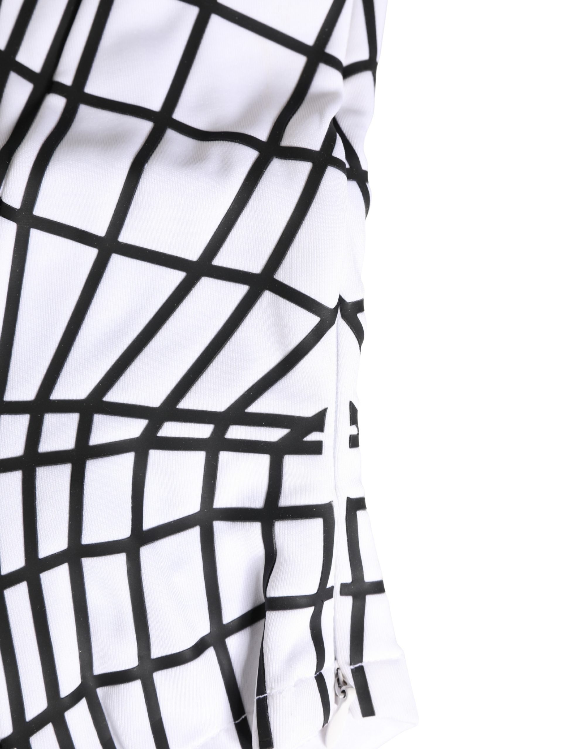 Dolce & Gabbana Luxury White Stripes Nylon Ski Mask Balaclava
