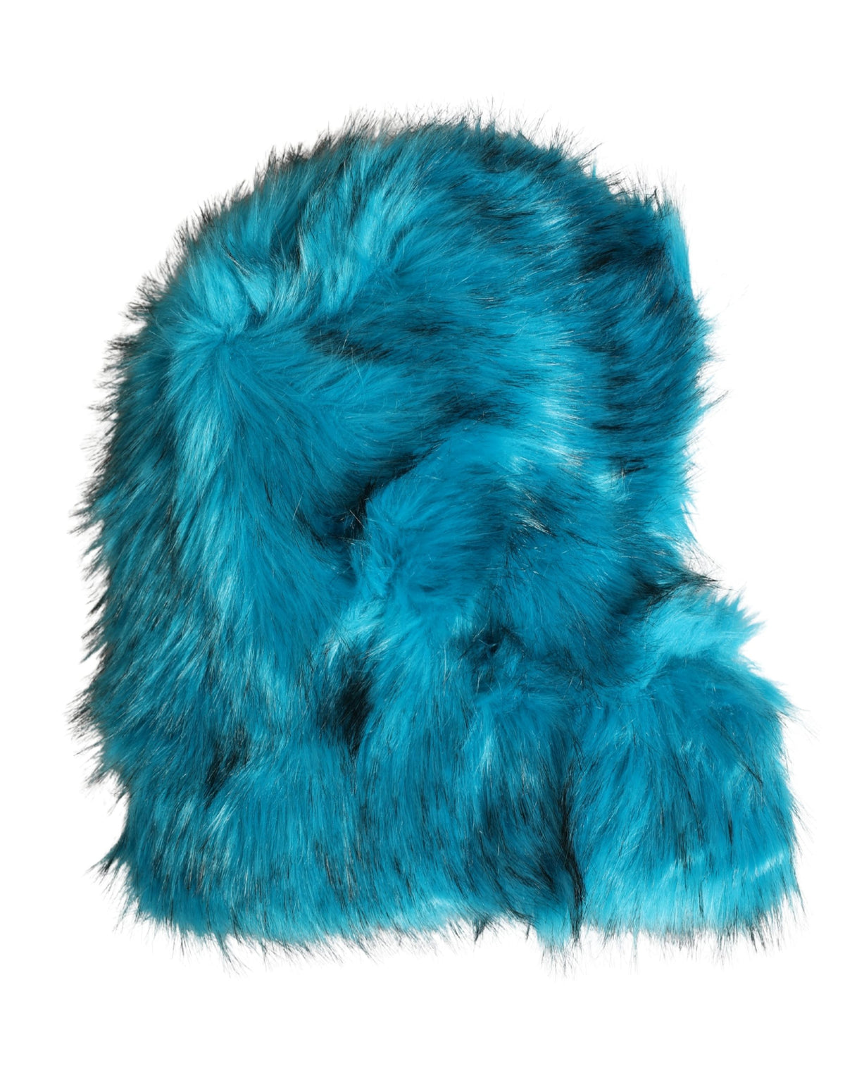 Indulge in the exquisite Dolce & Gabbana Blue Modacrylic Fur Bucket Hat, a luxurious statement piece crafted in Italy, blending warmth and elegance for the discerning fashion connoisseur.