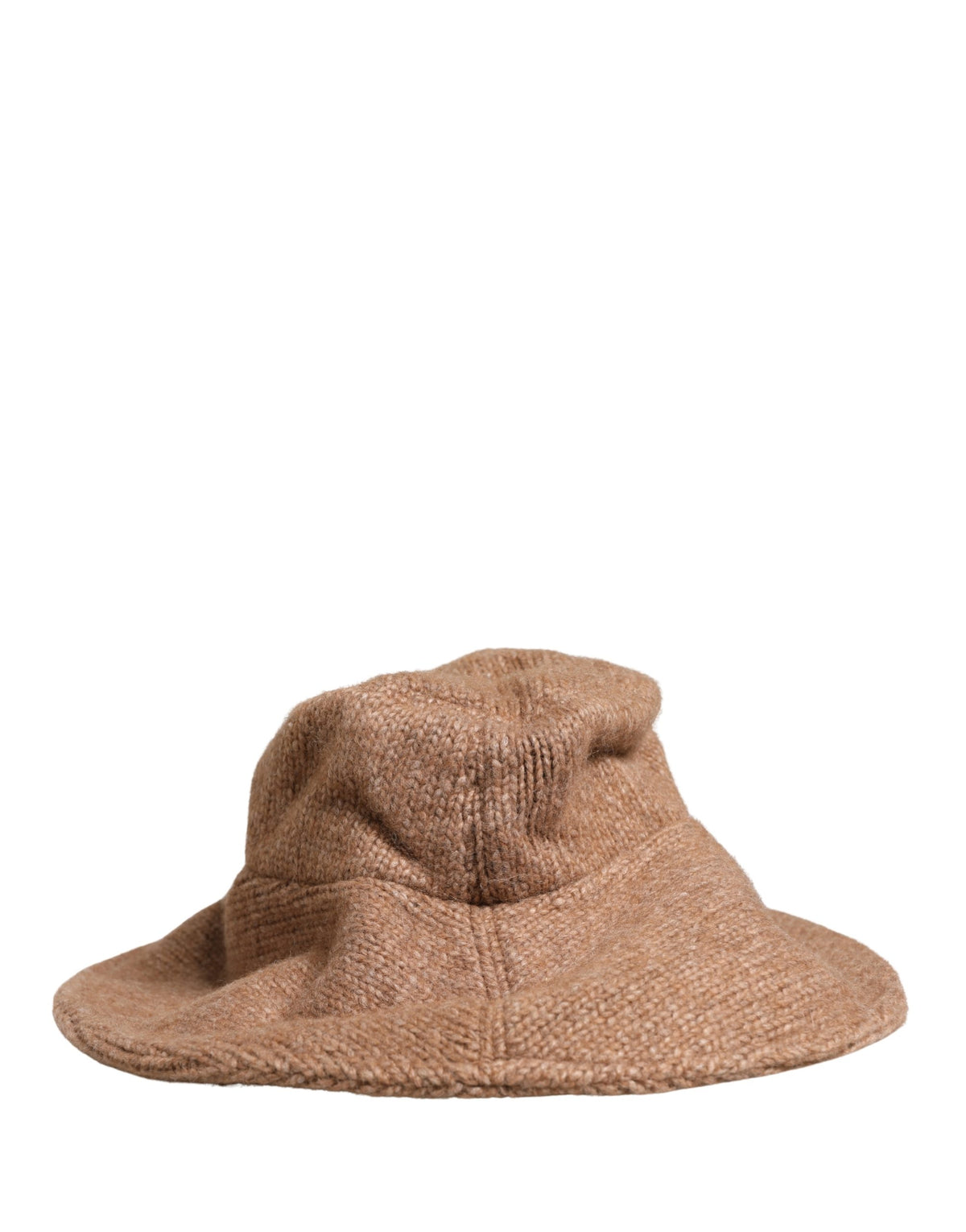 Indulge in the exquisite Dolce & Gabbana Brown Llama Wool Knitted Capello Hat, a luxurious blend of warmth and elegance, crafted in Italy for the discerning connoisseur.
