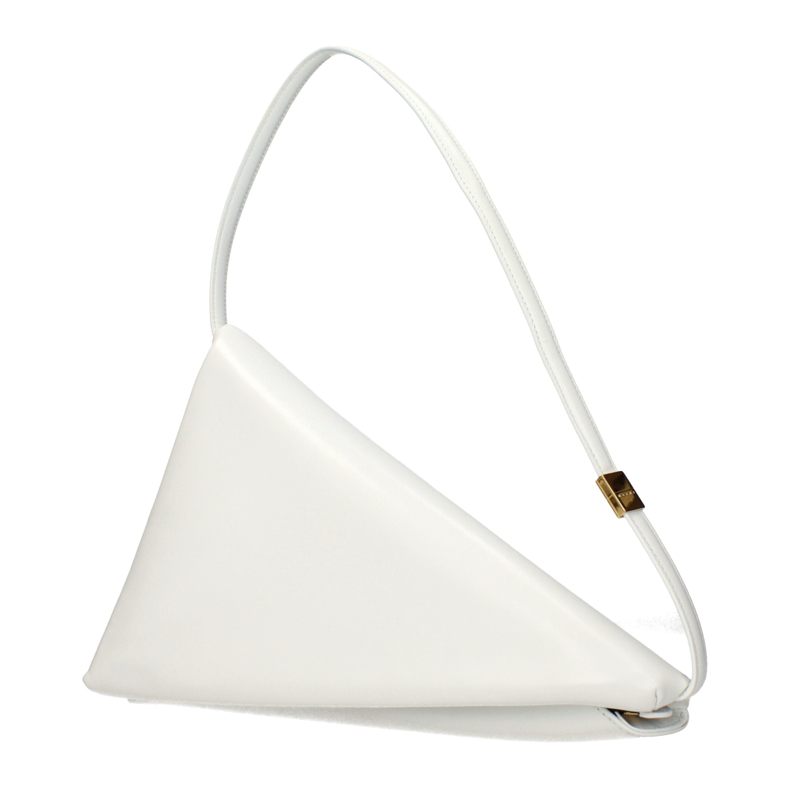 Indulge in the Marni White Leather Shoulder Bag, a symbol of exquisite craftsmanship and timeless elegance, perfect for the discerning individual who values luxury.