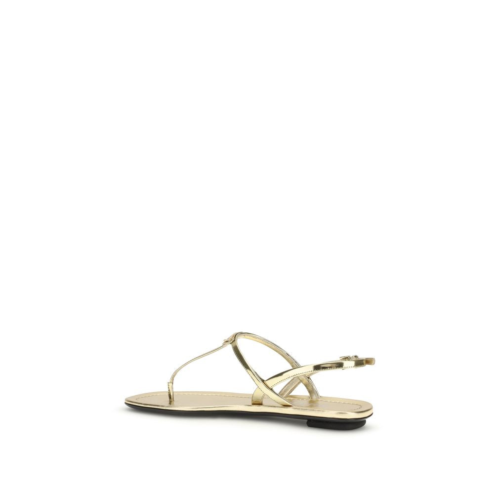 Prada Silver Calf Leather Sandals - Elevate Your Summer Elegance