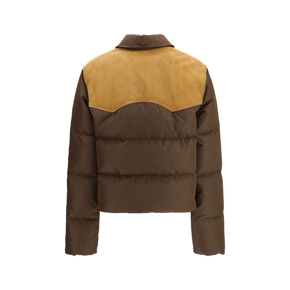 Miu Miu Brown Recycled Polyester Clothing