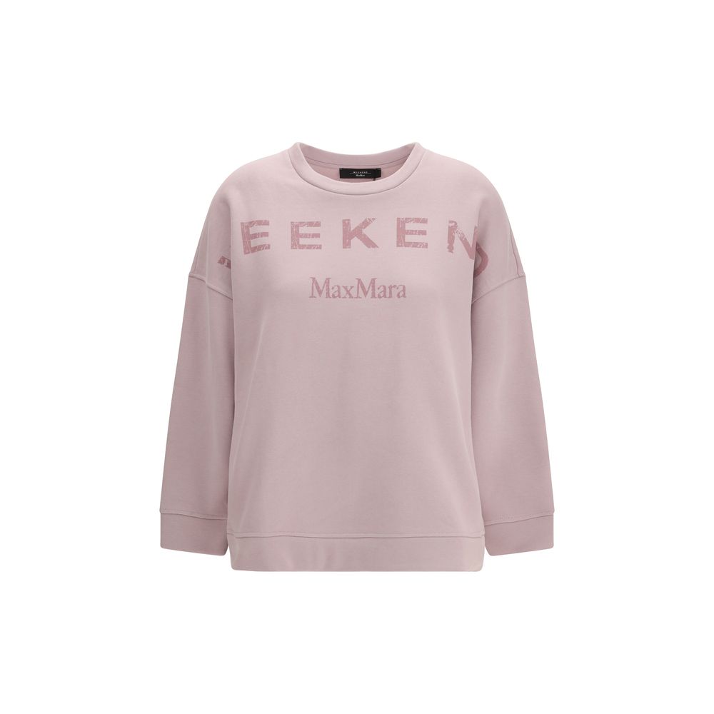 Elevate your wardrobe with the Max Mara Purple Cotton Sweatshirt, a luxurious blend of comfort and sophistication, crafted from premium cotton for an effortlessly chic look.