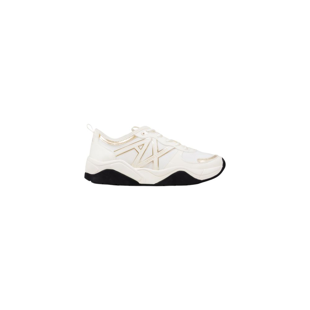 Armani Exchange White Athletic Sneakers - Designer Luxury Footwear
