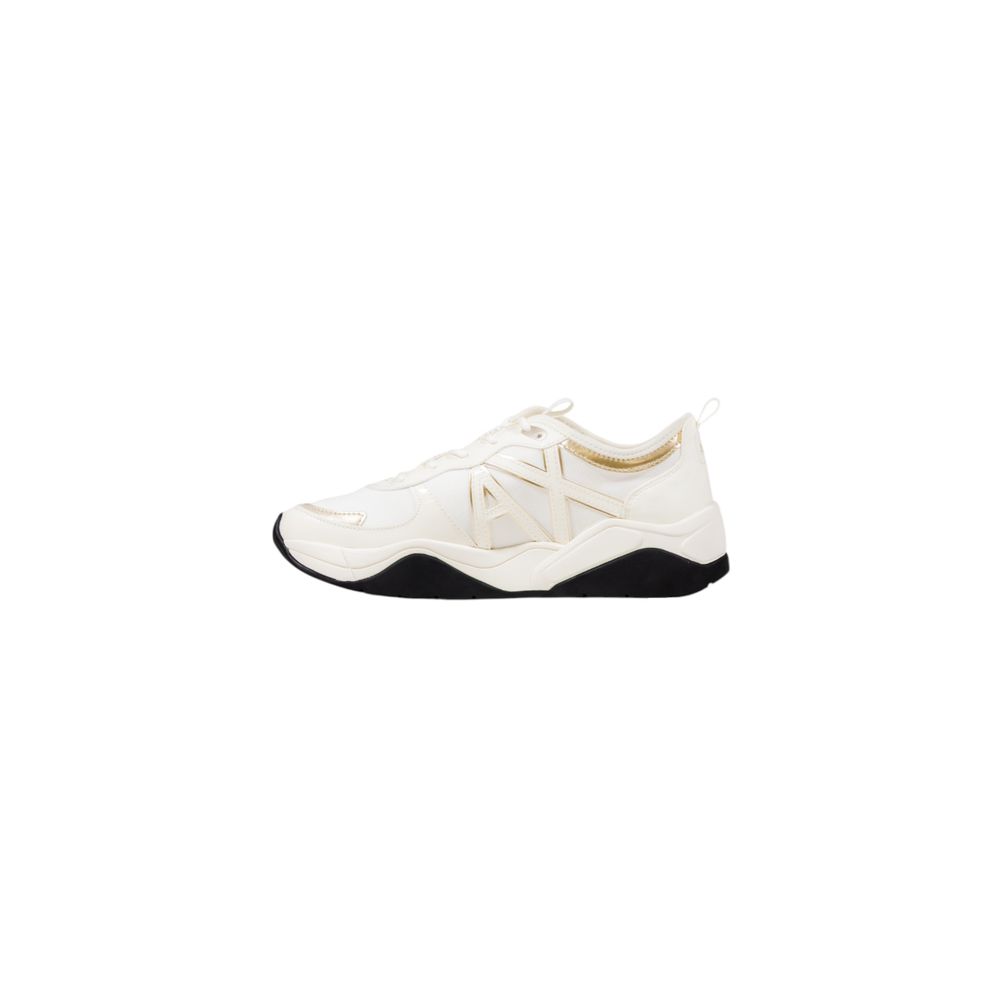 Armani Exchange White Athletic Sneakers – Artisanal Luxury Footwear
