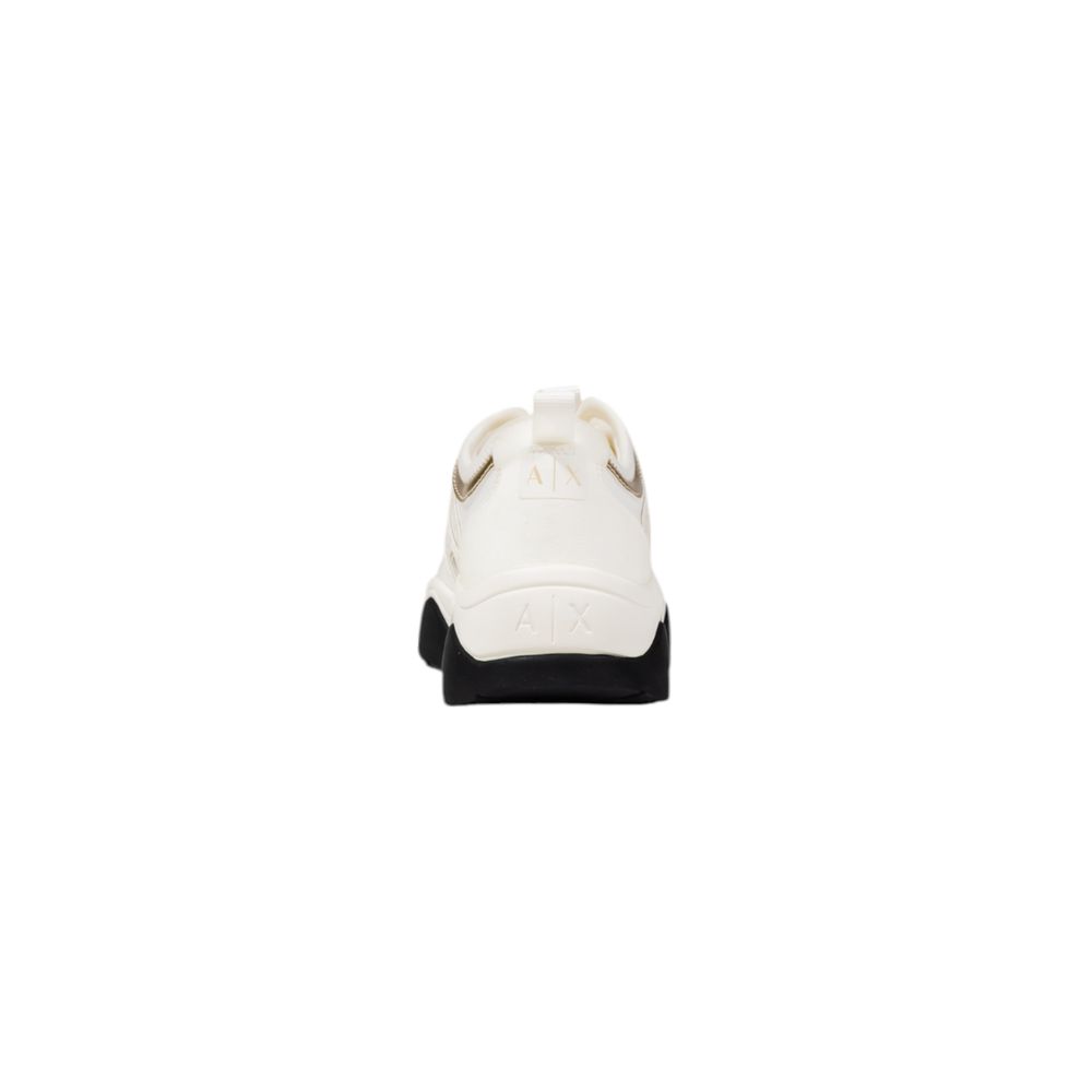 Armani Exchange White Athletic Sneakers - Designer Luxury Footwear