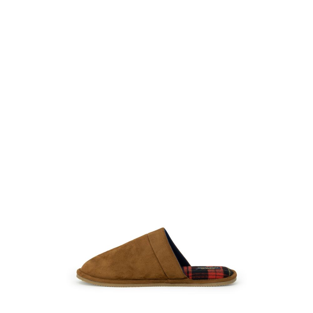 Ralph Lauren Beige Polyester Slippers – Luxurious Comfort Redefined