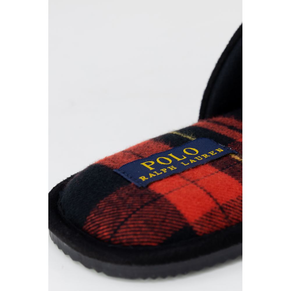 Ralph Lauren Black Polyester Slippers - Timeless Luxury Comfort