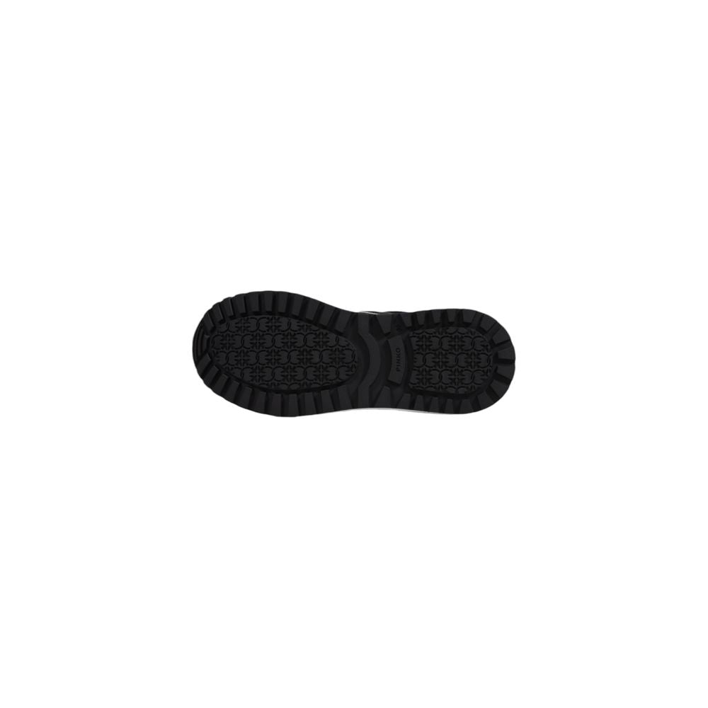 PINKO Black Leather Low Top Sneakers - Timeless Luxury Footwear