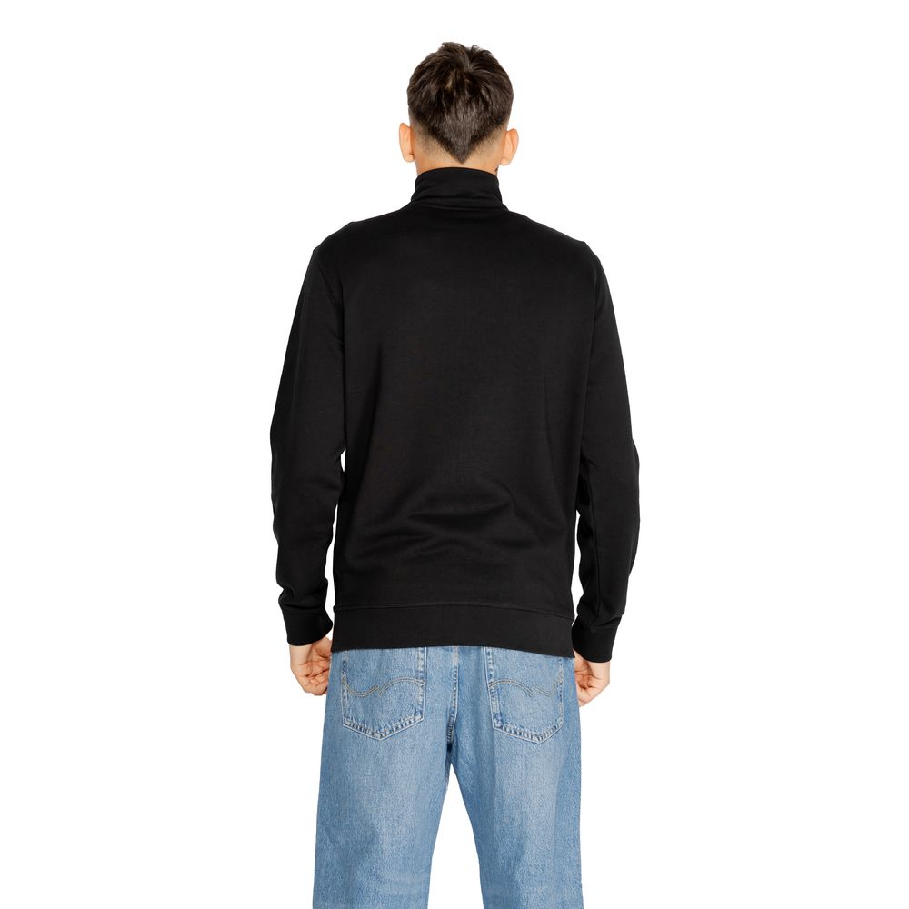 Hugo Boss Black Cotton Sweatshirt - Designer Luxury Casualwear