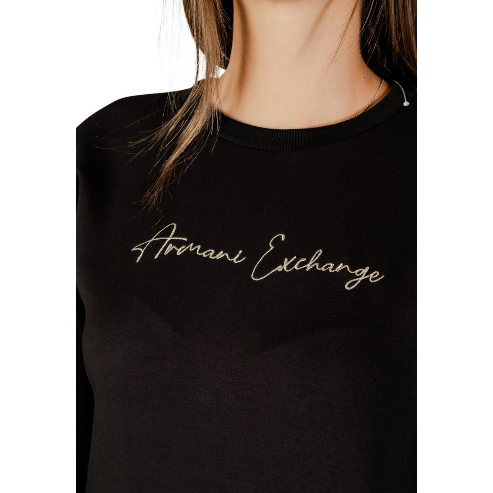 Elevate your wardrobe with the Armani Exchange Bicolor Viscose Sweatshirt, a luxurious blend of style and comfort, perfect for the discerning individual.