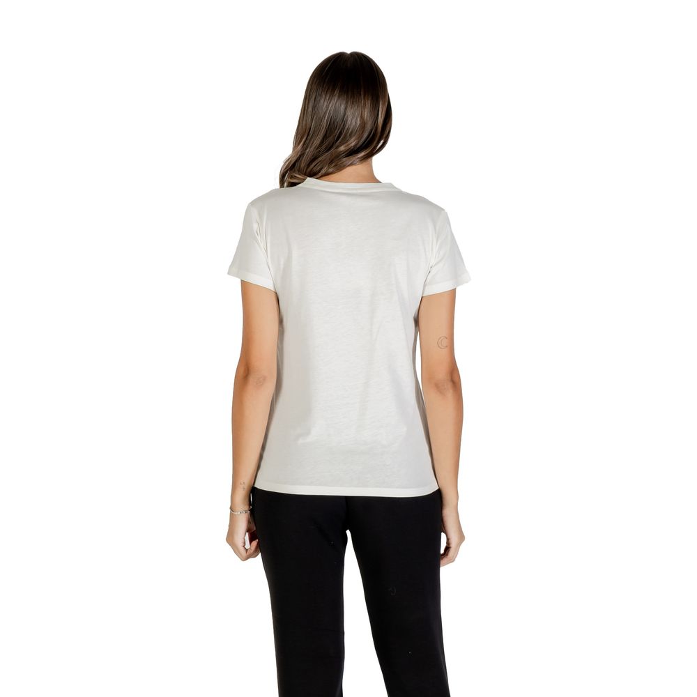 Indulge in the Liu Jo White Cotton T-Shirt from the FW25 collection, crafted from luxurious cotton for effortless elegance, perfect for any sophisticated occasion.
