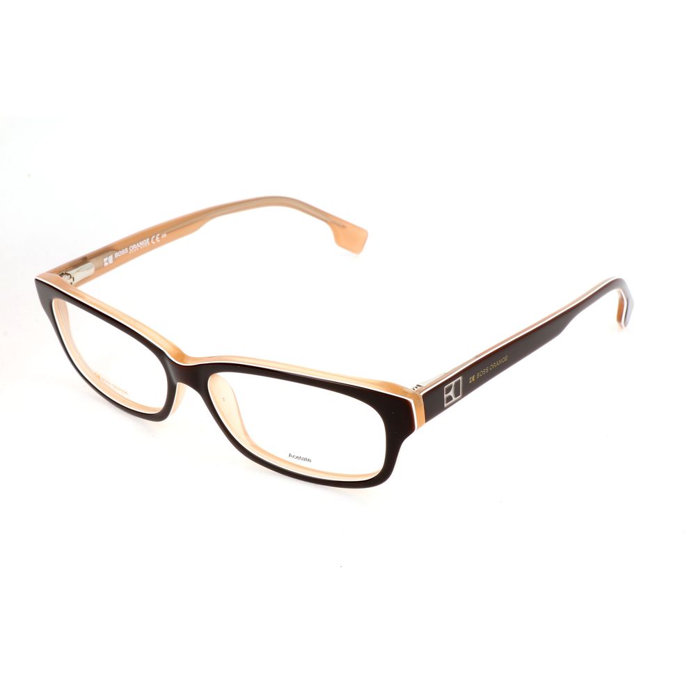 Hugo Boss Brown Acetate Glasses - Designer Eyewear Elegance