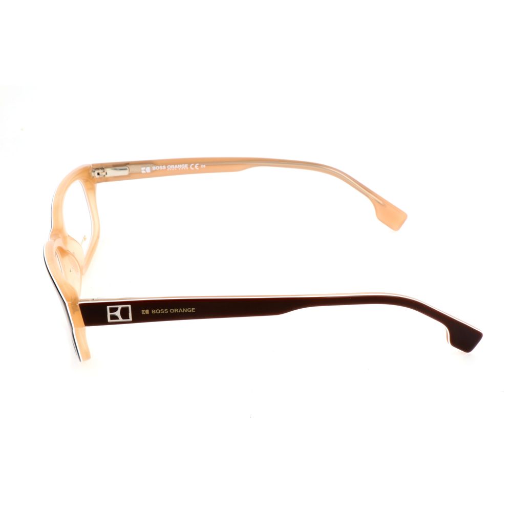Hugo Boss Brown Acetate Glasses - Designer Eyewear Elegance