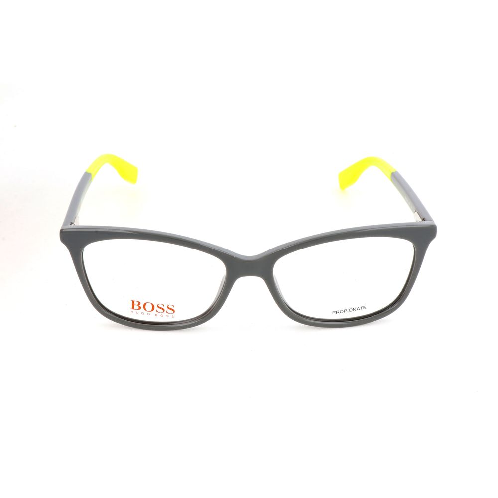 Hugo Boss Gray Injected Glasses - Luxurious Designer Eyewear