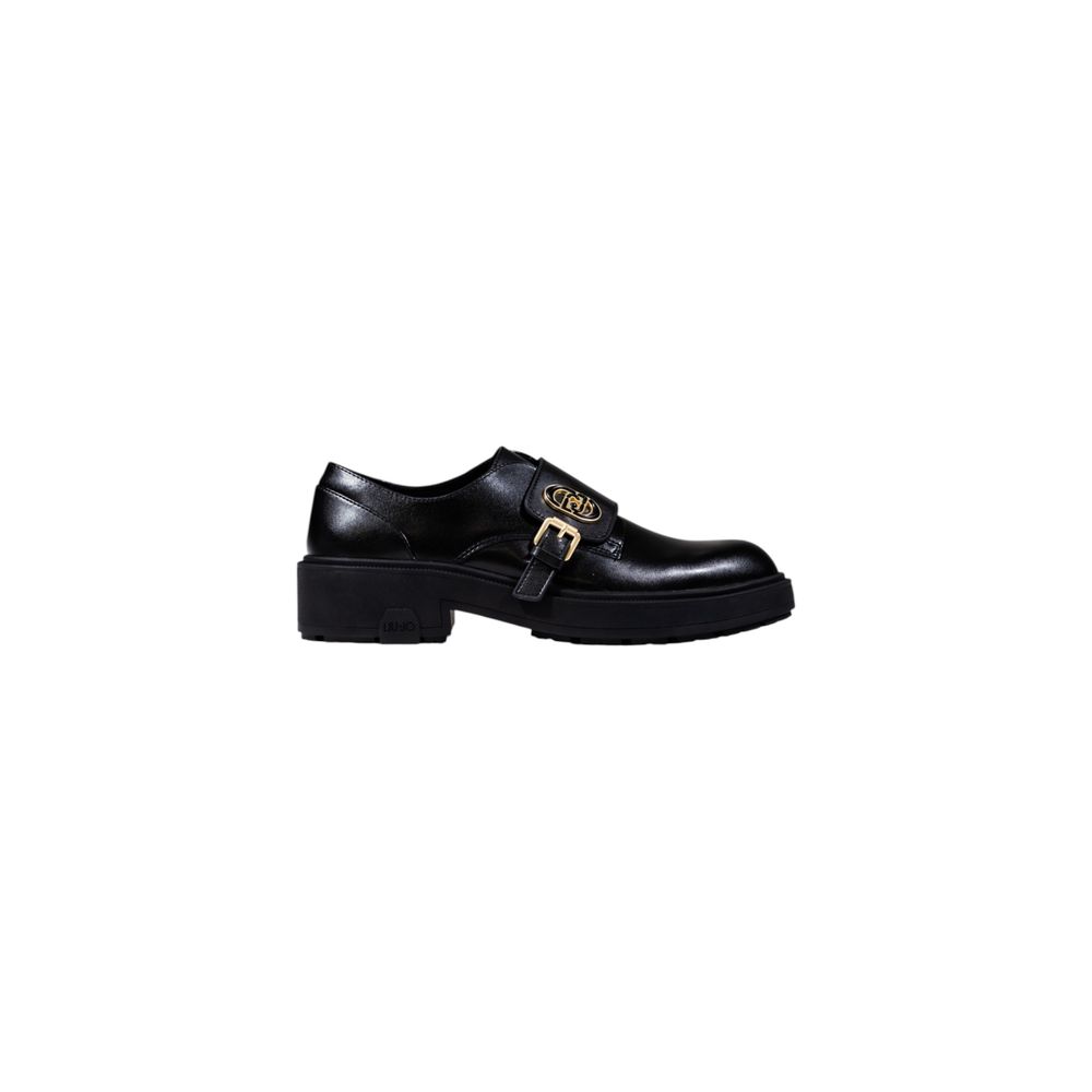 Liu Jo Black Eco-Leather Platform Pumps for Timeless Elegance