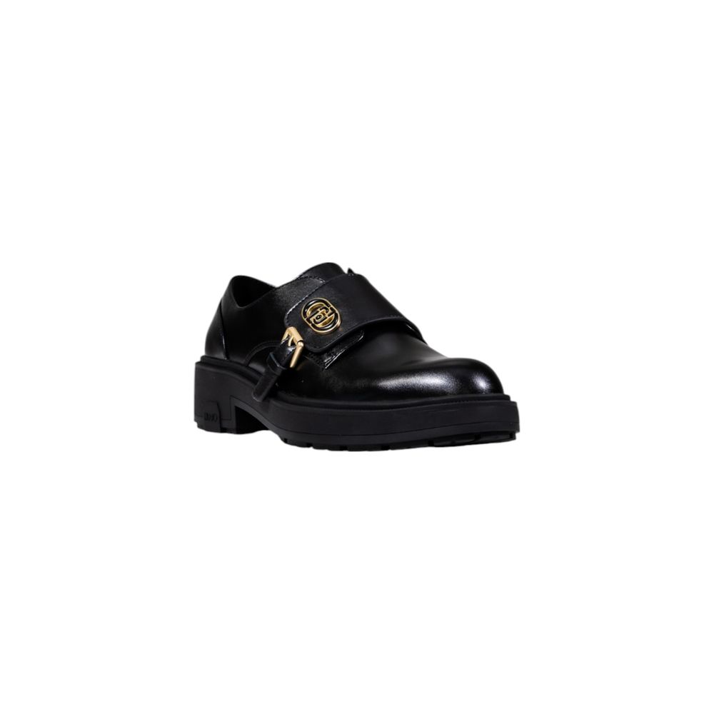 Liu Jo Black Eco-Leather Platform Pumps for Timeless Elegance