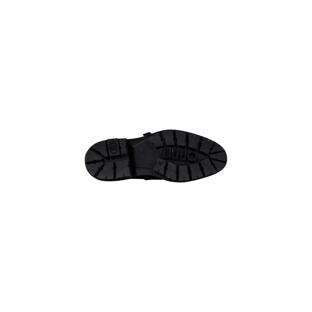 Liu Jo Black Eco-Leather Platform Pumps for Timeless Elegance