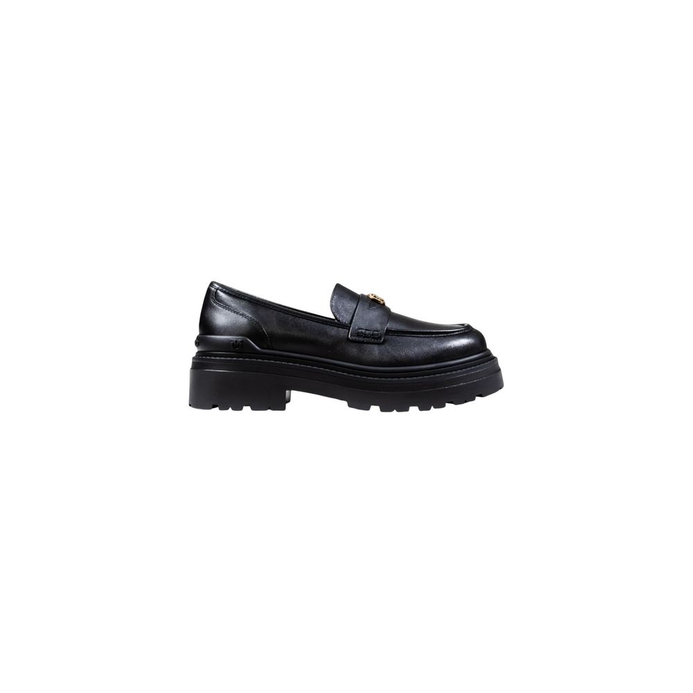 PINKO Black Leather Platform Pumps - Timeless Luxury Elegance