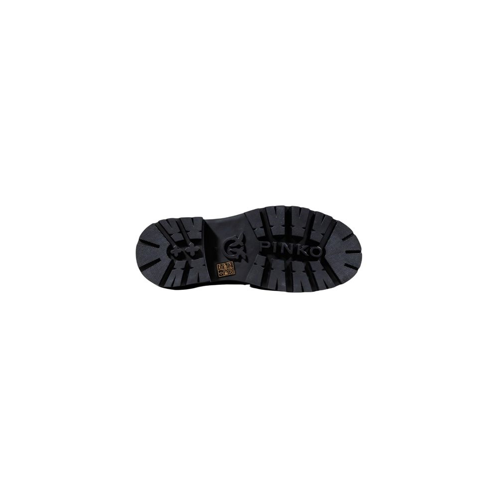 PINKO Black Leather Platform Pumps - Timeless Luxury Elegance