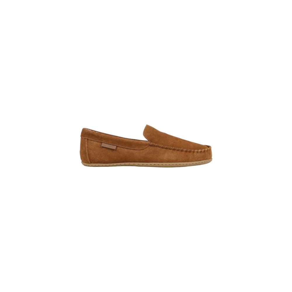 Ralph Lauren Brown Suede Leather Slippers - Timeless Luxury Comfort