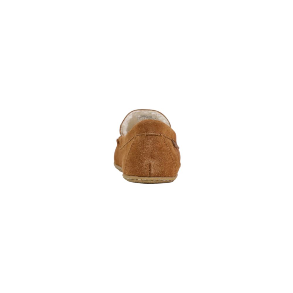 Ralph Lauren Brown Suede Leather Slippers - Timeless Luxury Comfort
