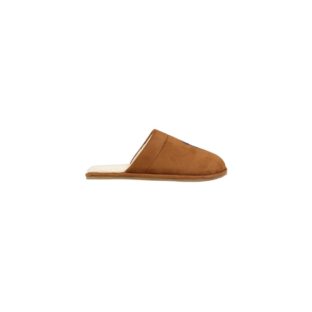 Ralph Lauren Brown Textile Slippers – Handcrafted Luxury Comfort