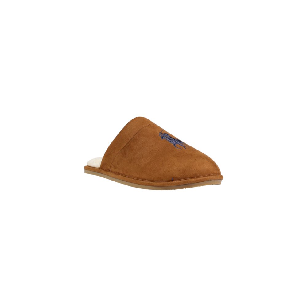 Ralph Lauren Brown Textile Slippers – Timeless Luxury Footwear