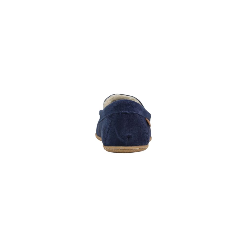 Ralph Lauren Blue Suede Leather Slippers - Timeless Luxury Comfort