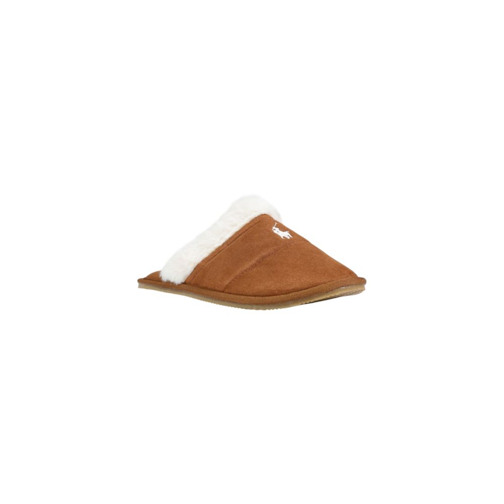 Ralph Lauren Brown Textile Slippers - Luxurious Comfort Redefined