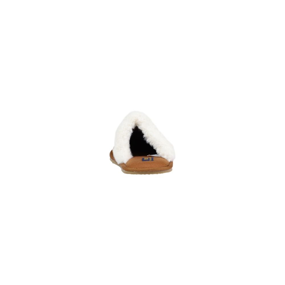Ralph Lauren Brown Textile Slippers - Luxurious Comfort Redefined