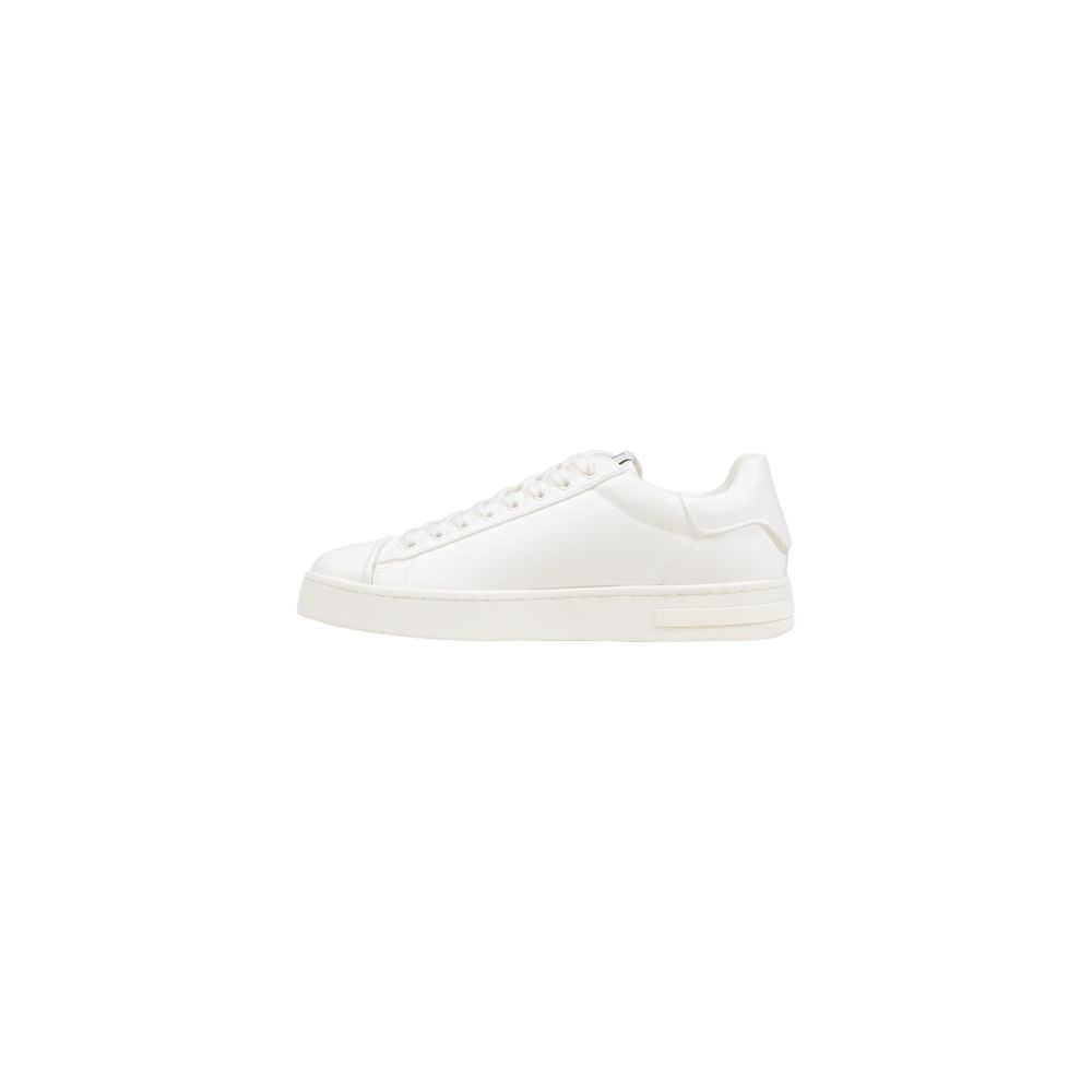 Step into elegance with Armani Exchange White Polyester Low Top Sneakers, where exquisite craftsmanship meets luxurious comfort for the discerning individual.