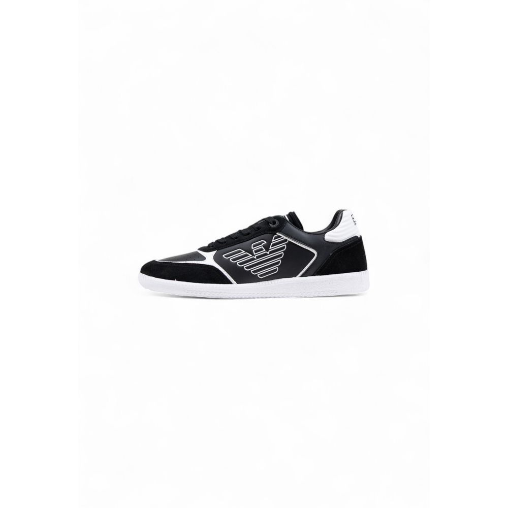 EA7 Emporio Armani Luxury Leather Athletic Sneakers for Distinct Style