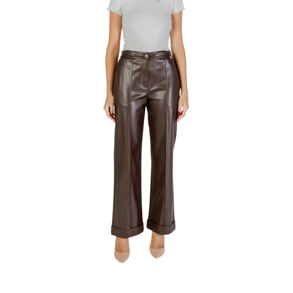 Liu Jo Luxe Brown Palazzo Pants - Elevate Your Elegance