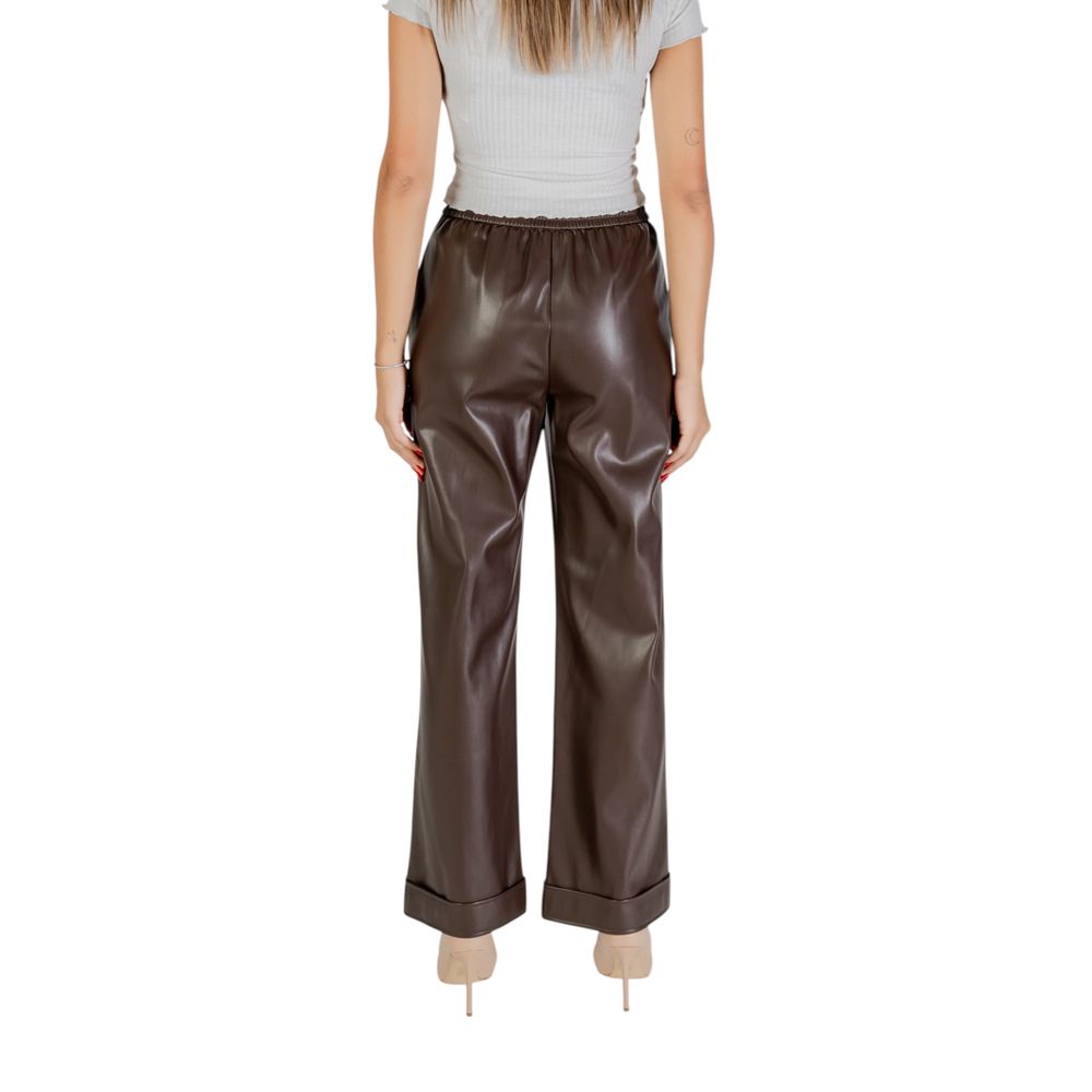 Liu Jo Luxe Brown Palazzo Pants – Elevate Your Elegance