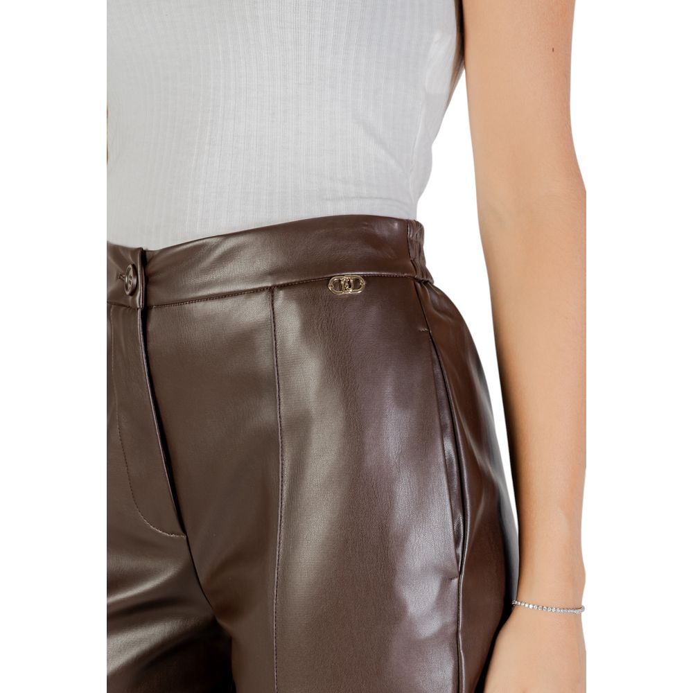 Liu Jo Luxe Brown Palazzo Pants - Elevate Your Elegance
