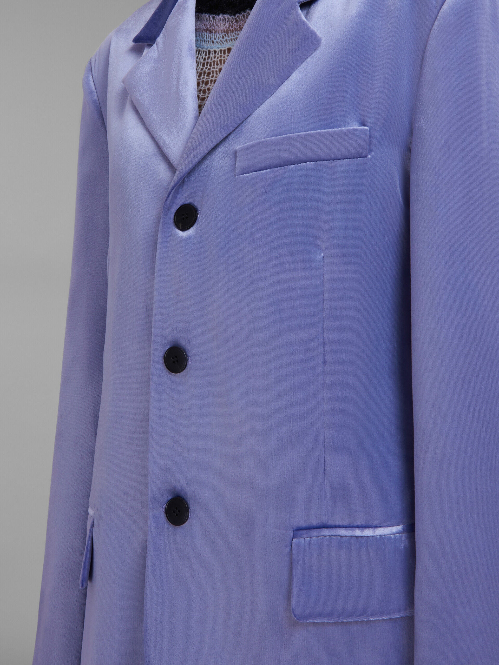 Marni Purple Fibres Jackets And Coat