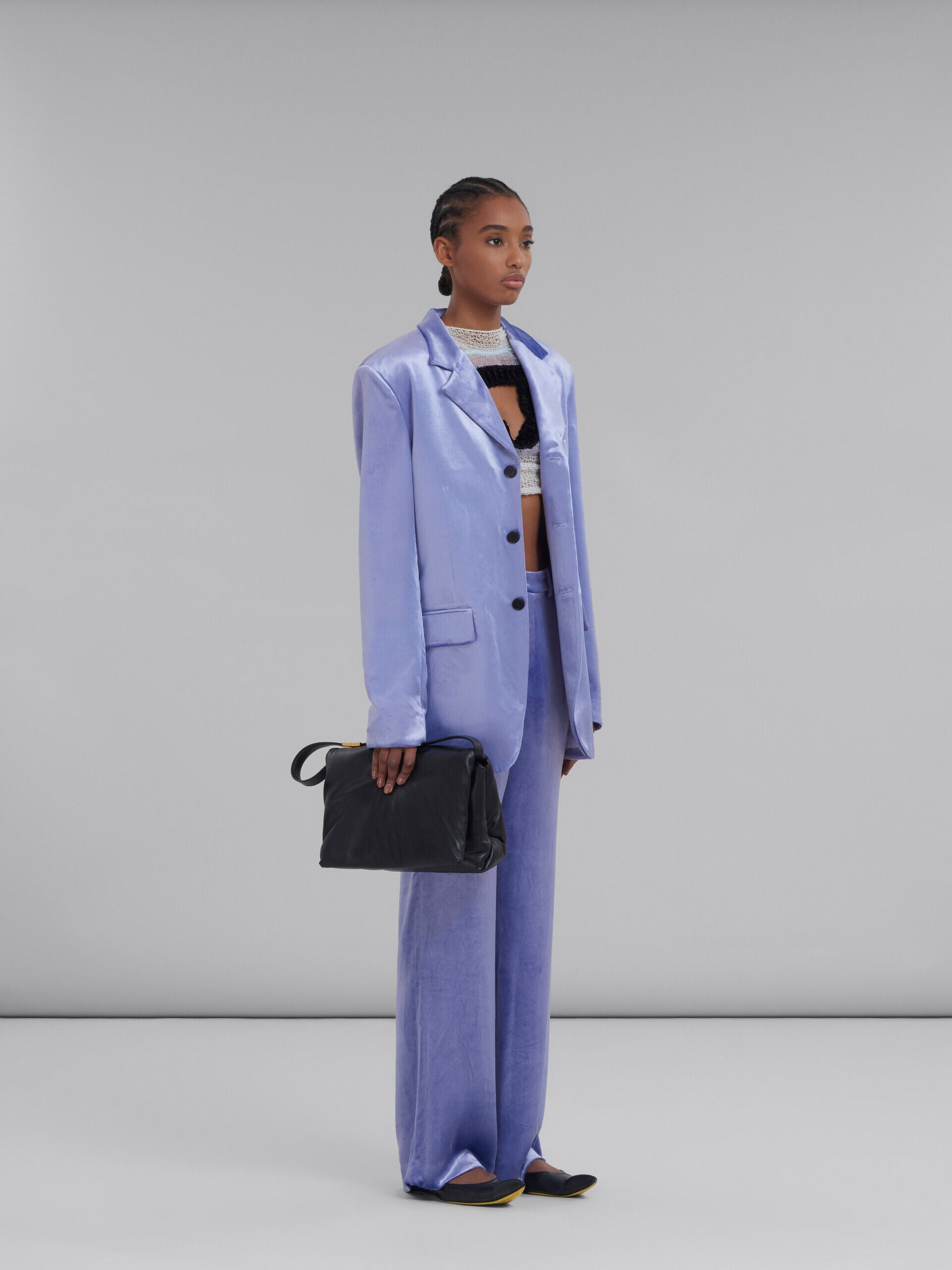 Marni Purple Fibres Jackets And Coat